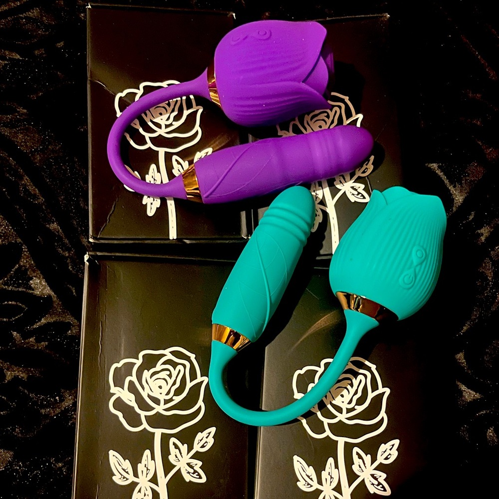 Licking Rose Stem